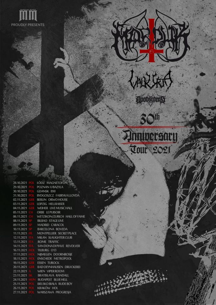 Marduk 30th Anniversary Tour 2021